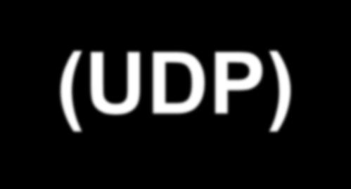User Datagram Protocol (UDP) an alternative to TCP no guaranteed delivery no