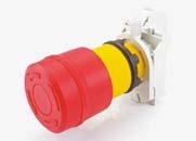 22.5 mm 3.5 mm IP65 1 A 66 VAC Choose one component from each of the coloured sections to assemble a complete switch.