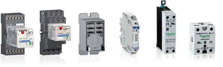 Electromechanical relays Solid-state relays, or C/O,, or C/O C/O or N/O 0 A A 0 