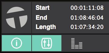 Channel names reflect track names. Controls/displays for mute, solo, record enable, and input monitor mirror those on the tracks.