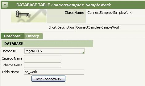 Complete the steps in the procedure Creating Database Table Objects (Mapping Classes) on page 5-11.