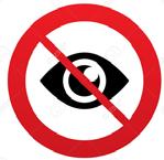 DO NOT expose the projected LED image to your eyes or the