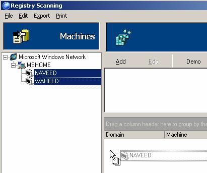 To use registry scanning: 1. Click on the Tool Functions > Registry Scanning menu option.