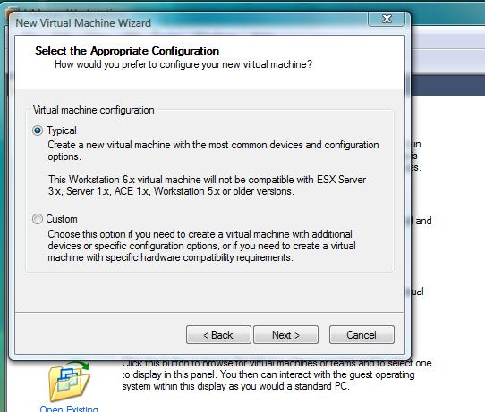 Selecting Configuration Method For this installation, we will stay with default of Typical