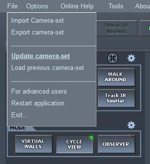Upon edition of cameras position and ZOOM value you are required to save (create) a new Camera-set for your plane.