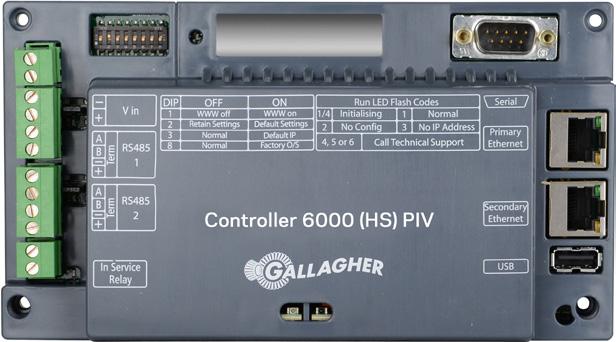 The C6000 is capable of processing, storing, and communicating data in real time when the Gallagher Command Centre Server is offline.