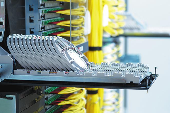 Optical Distribution Frame (ODF) TCO reduction Excellent subscriber and cable management saves on maintenance costs Strainless fiber guidance ensures data security Scalable investments thanks to