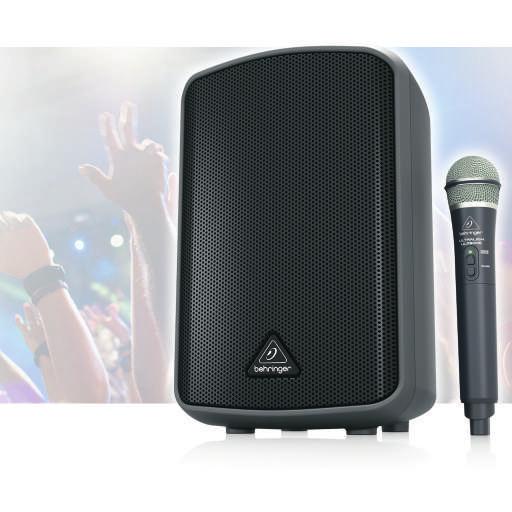High-Performance BEHRINGER ULM digital wireless microphone system included Connect your ipod*, iphone*, ipad* or any other MP3 player via Bluetooth AC & battery operated with up to 20 hours