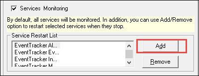 In the Service Restart List Pane, click the Add button and add the service name. Before you start with the upgrade process 1. Verify that all the prerequisites have been satisfied. 2.