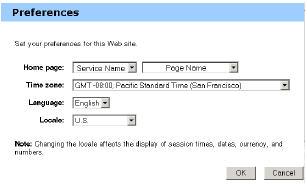 SETTING PREFERENCES FOR YOUR SUPPORTCENTER WEBSITE You can select a default page on your SupportCenter Website that appears whenever you access your site.