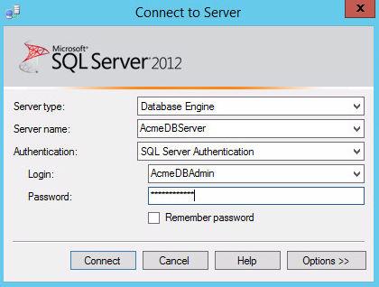 2 Log in to the DB server containing the Workspace ONE UEM database.