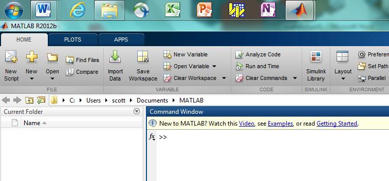 Using MATLAB Script Files Another method of computation is to create a Script File, which is a way to
