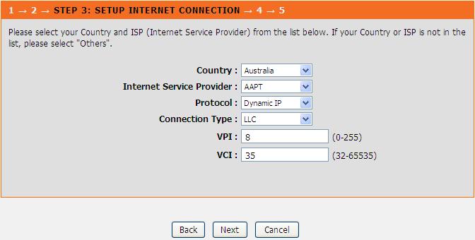 If the internet service you subscribed is Dynamic IP, you can choose Protocol to be Dynamic IP. The page shown in the following figure appears.