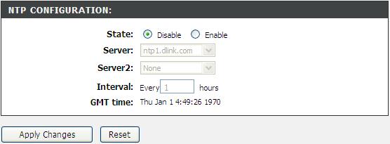 Time Zone Daylight Mode Get GMT Time Select your local time zone from the dropdown list. Adjust the clock for daylight savings time.