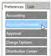 Chapter 3 TRACS Preferences 4. Click the Shop Selection box and select a shop.