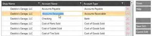TRACS Enterprise Manual 2. Click the down arrow for the Account Type field, and then select an account type. 3.