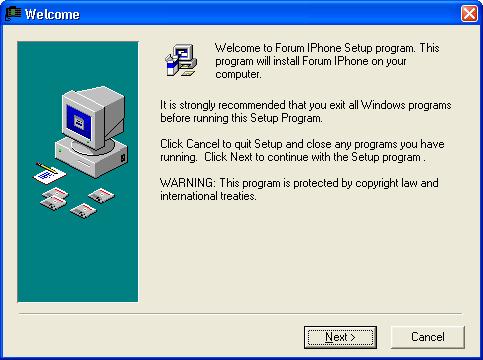 your PC. 1. Run the IPhoneSetup.exe file. 2.