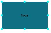 Then click anywhere on the node and start dragging; you will see a ghost shape of your node as you drag it. You can drop it to the location you like.
