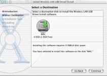 Macintosh OS X Driver Installation (cont.