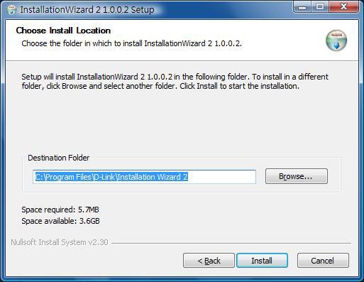 Software Installation To start the installation click Install.