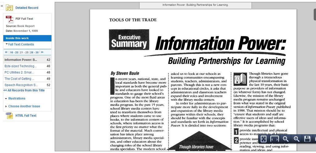 7 PDF Full Text Result The PDF result is a photo of the way the article looked in a printed journal.