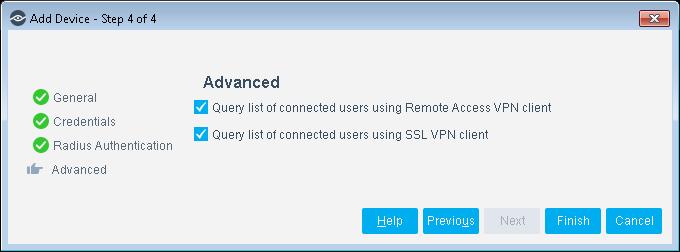 To configure credentials for plugin access to the RADIUS server: 1.