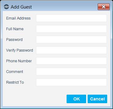 Refer to the Guest Management Portal for Sponsors How-to Guide. See Additional Forescout Documentation for information on how to access this guide. To view and add guests at the Console: 2.