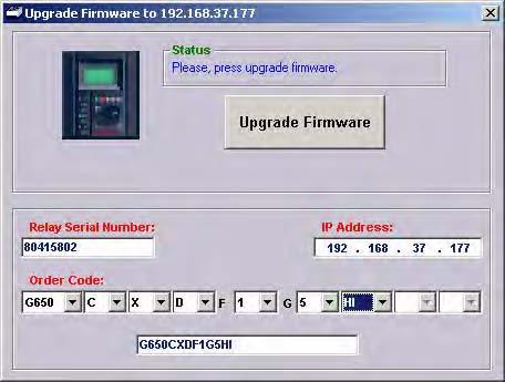 5.3 FIRMWARE VERSION UPGRADE 5 BOOTCODE AND FIRMWARE UPGRADE Figure 5 17: FIRMWARE SELECTION WINDOW When upgrading models with