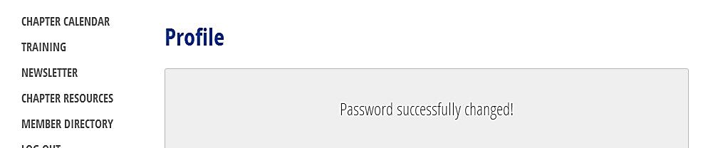 Click on the Change Password link. 31. You will see the Change Password screen.