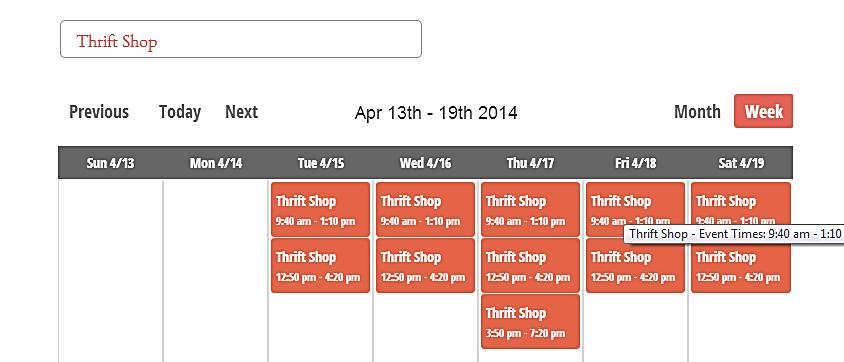 And you can click on the Print link to print the calendar page(s) you see displayed on the screen.