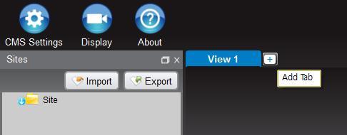(if your mouse is on the plus icon, Add tab text box will appear.) 4.18.