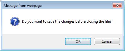 Save and Close (Cont.) You will know that you are closing the file properly (i.e. using the Close button) when the following dialog box pops up on your screen: Click OK to save your changes and close the file TRAQ Tip!