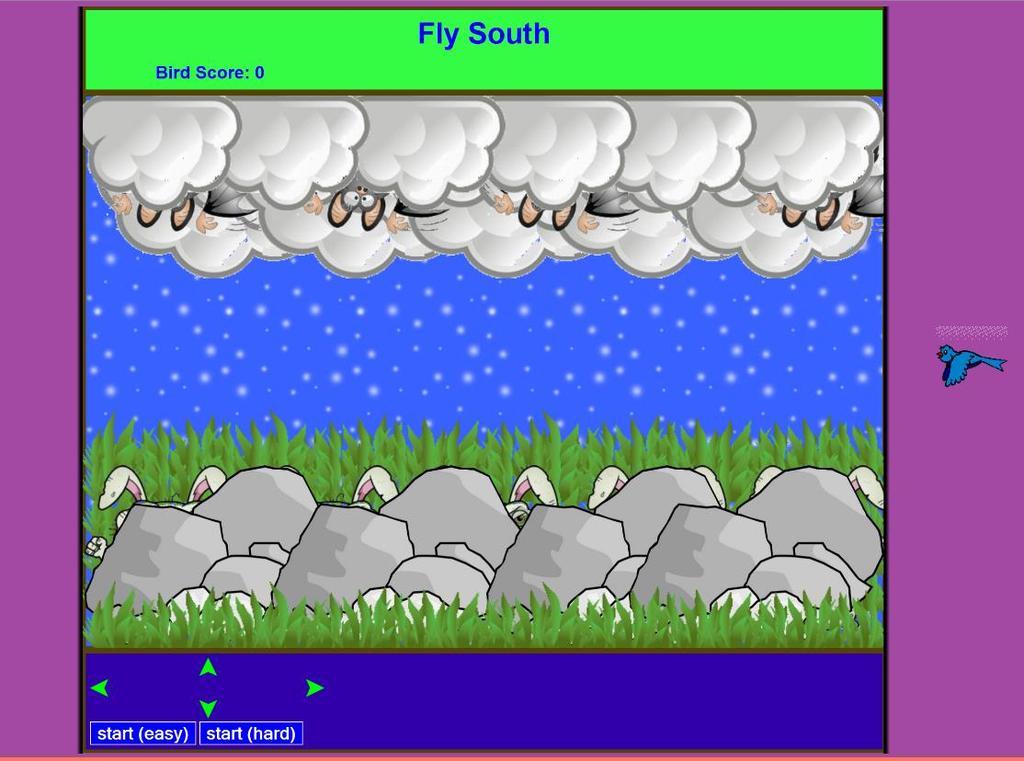 HTML and CSS: For this lab, I set up the html so that I had 2 rows of clouds, positioned absolutely, with the z index of the first row of clouds set to 0 and the second row set to 20.