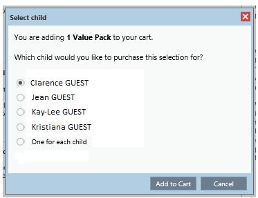 Click Add to Cart 10. You can also view the items you have added to the cart as well as the Total Cost 11.