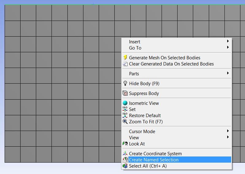 Mesh Before we will proceed next step and go to the solver it is very usefull to give names for all