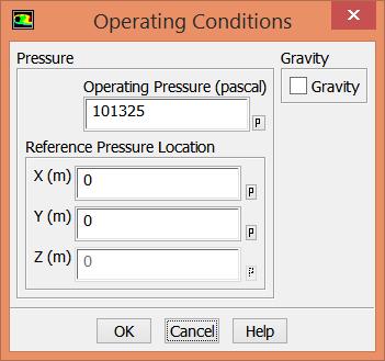 Fluent Cell Zone conditions For all flows, FLUENT solver need gauge pressure internally.