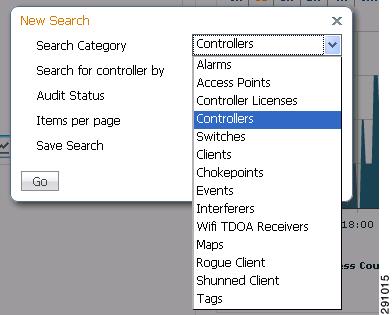 Using the Search Feature Figure 2-13 Search Category Drop-Down List Click each of the following categories for more information.