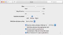 Applications folder All of the options are shown in the System Preferences window For a detailed look at the System