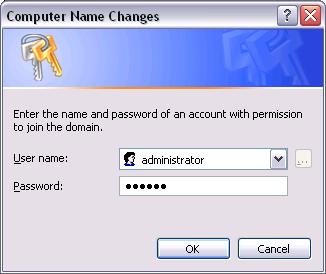 Enter the Administrator User Name and the Administrator Password (school) Click OK The