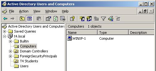 A folder clicked in the left pane shows it s contents in the right pane. Organisational Units Organisational units are containers. They can be used to hold users, groups or computers.