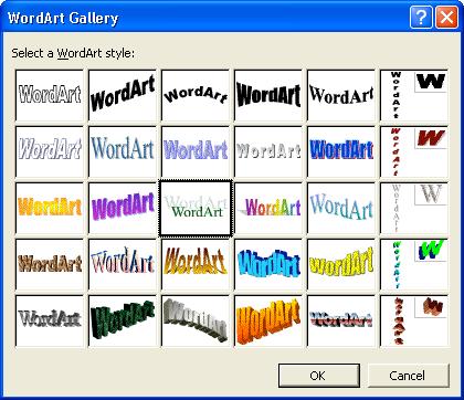 WordArt allows you to add visual enhancements to your text that go beyond changing a font or font size.