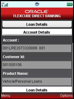 Loan Details Loan Details (Screen