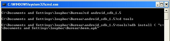 Installation/Uninstallation Installation Installing from a.apk file Download the latest stable version of BEEM at: http://dev.beem-project.com/beemdebug.apk. The «apk» extension means «Android PacKage», it is used to publish applications on the Android Market.