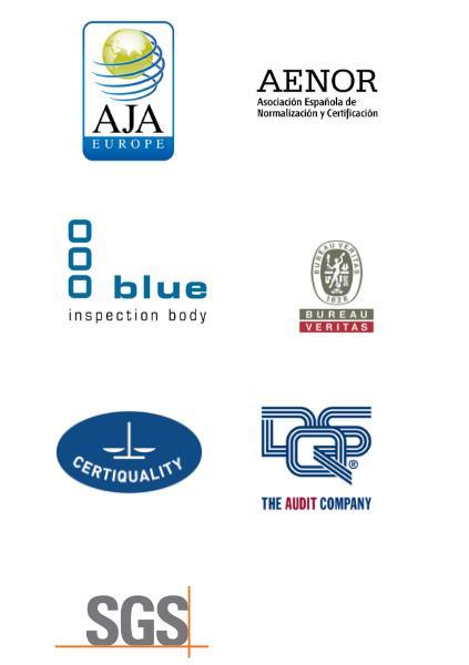 Third-Party Certification Bodies EXCiPACT oversight 2013: SGS, Blue, DQS 2015: BV China 2016: AENOR, AJA 2017: Certiquality