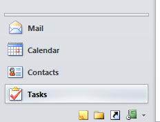 Outlook Tasks Organize to do items Go