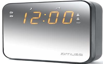 00 RADIO -CLOCK M-12 CR 3700460200411 -Dual Alarm -PLL radio FM -Dual alarm clock -Clock display