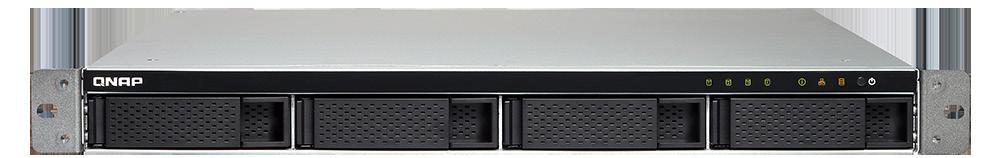 TS-432XU front view System status LAN status USB expansion