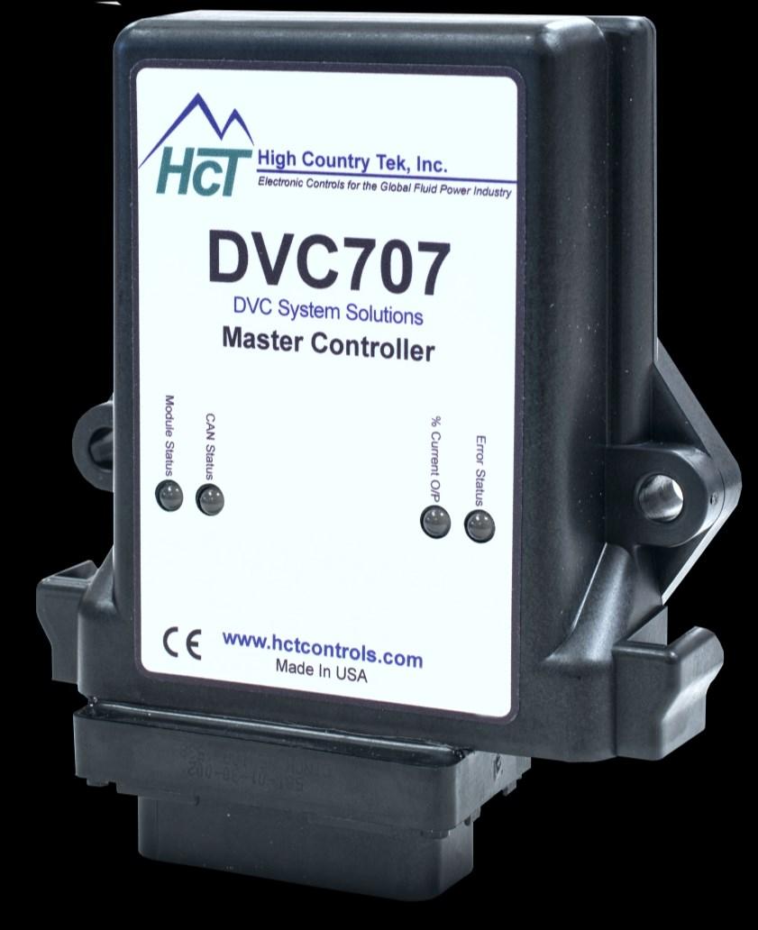 LC Programmed with HCT s Intella Software Suite 14 I/O (8 inputs & 6 outputs), 1 CAN interface Supply voltage 9-30Vdc The is a robust programmable controller for solenoid-operated proportional valves.