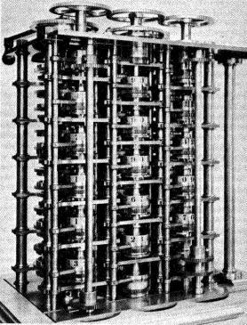 Babbage : difference engine 1945 : Eckert :