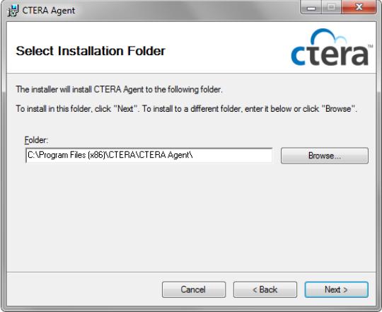 the Administrator Windows desktop. Double-click the installer file to being the installation.
